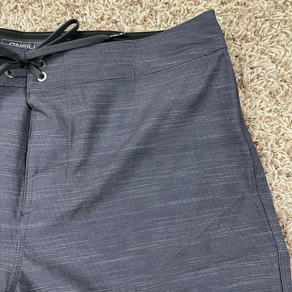 O’Neill Men’s Quick Dry Lightweight Boardshort Shorts Dark Gray, Size 32 (New) - Picture 5 of 9